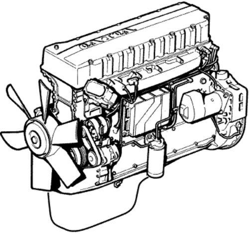 Product picture VOLVO D12 D12A D12B D12C ENGINE WORKSHOP SERVICE MANUAL