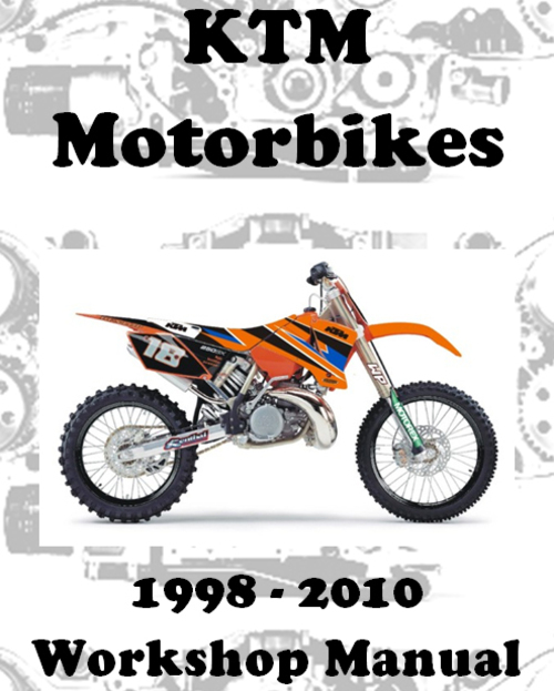 Product picture KTM MOTORBIKE ALL MODELS WORKSHOP REPAIR SERVICE MANUAL