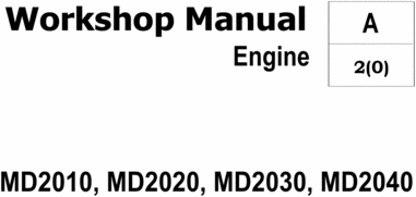 Product picture VOLVO PENTA MD2010 MD2020 MD2030 MD2040 WORKSHOP MANUAL